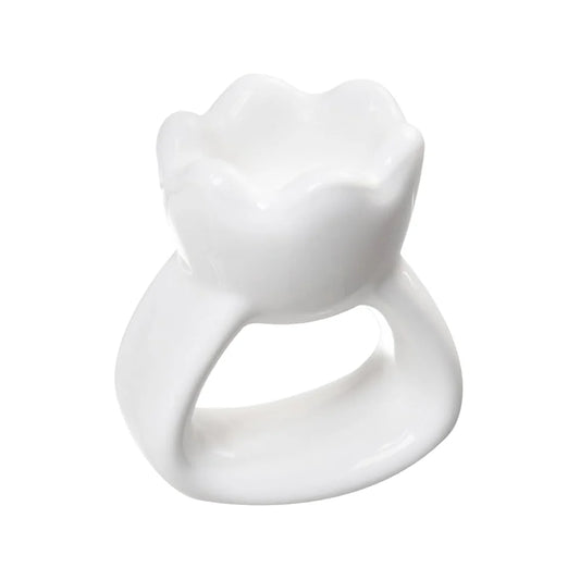 Premium Ring Gua Sha Massage Tool, Natural Ceramic, Face & Body Multi-Use Massager